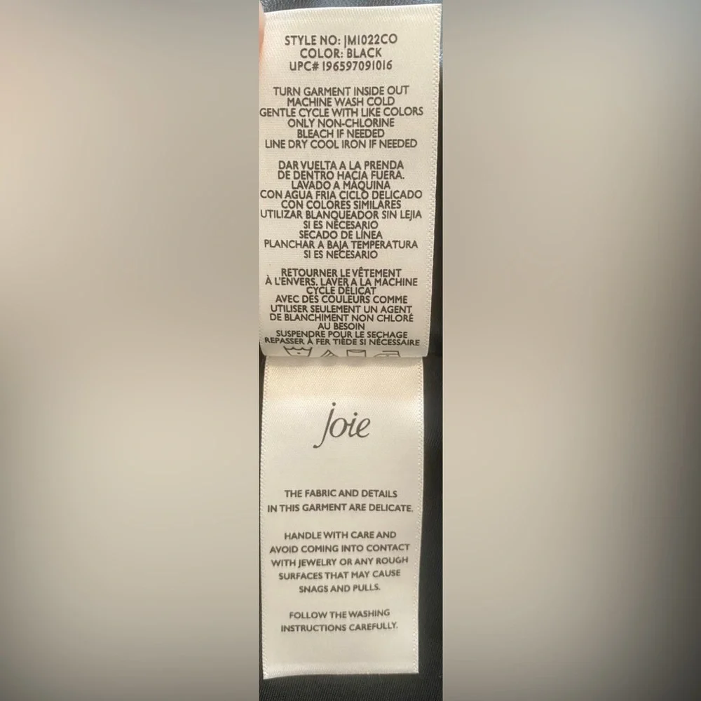 NWT Joie Black Faux Leather Legging, Contemporary fit, Sz. Medium. - Picture 6 of 8